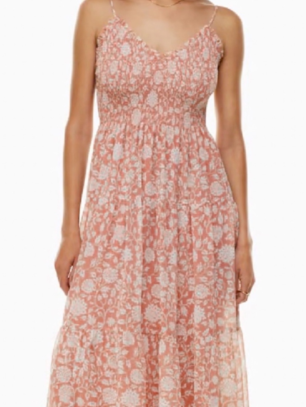 NWT Aritzia Wilfred Tuberose Maxi Dress 2XS